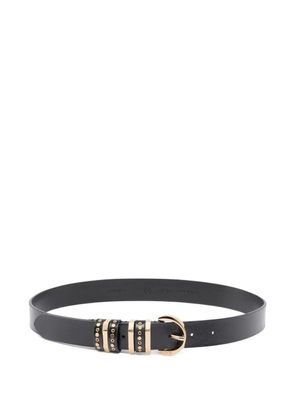 PINKO studded buckle leather belt - Black