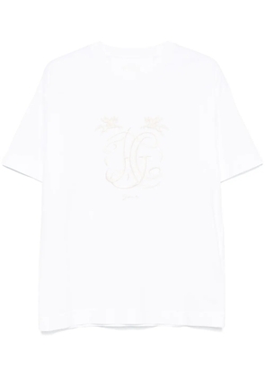 Givenchy HG-embroidery cotton T-shirt - White
