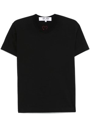 Comme Des Garçons Play signature heart-patch T-shirt - Black