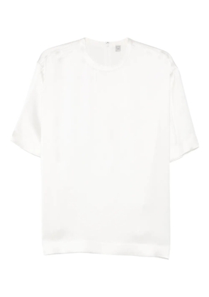 TOTEME satin T-shirt - White