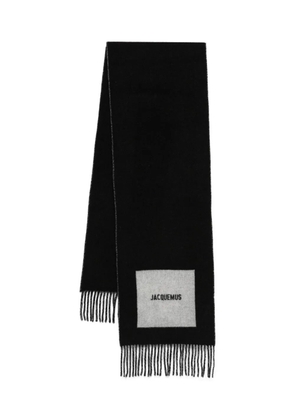 Jacquemus L'écharpe Rond Carré scarf - Black