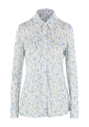 LOEWE floral-print shirt - White