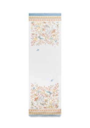ETRO flora scarf - White