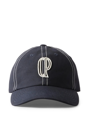 Claudie Pierlot logo-embroidered topstitched cap - Blue