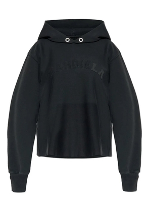 Maison Margiela logo- embroidered sweater - Black
