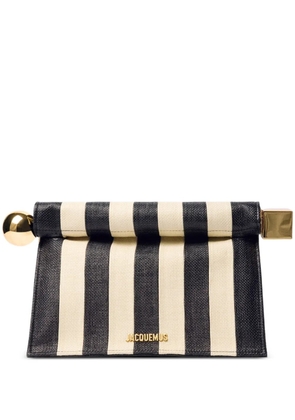 Jacquemus La Rond Carré clutch bag - Neutrals