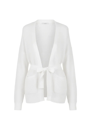 TWINSET tie-waist cardigan - White