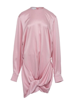 Stella McCartney twist-detail mini dress - Pink