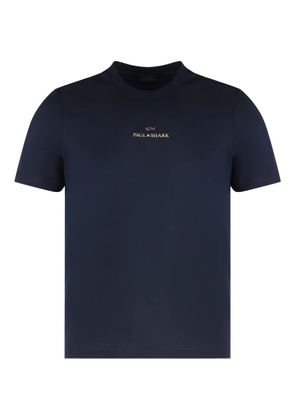 Paul & Shark crew-neck logo T-shirt - Blue