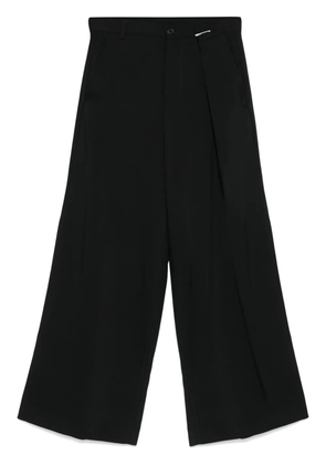 MM6 Maison Margiela pleat-detail trousers - Black