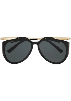 Saint Laurent Eyewear Amelia pilot-frame sunglasses - Black