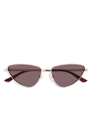 Gucci Eyewear cat-eye sunglasses - Gold
