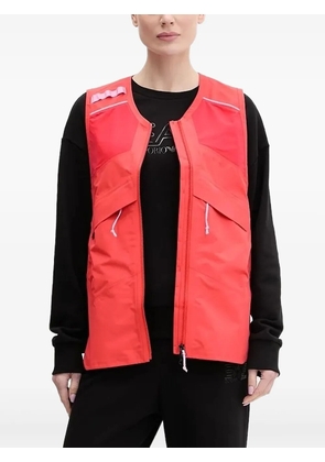 Peak Performance zip-front panelled gilet - Red