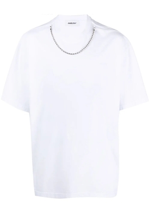 AMBUSH Ballchain cotton T-shirt - White