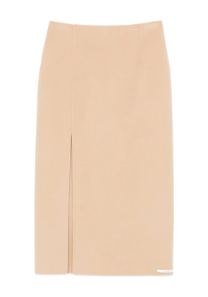 Sportmax slit pencil skirt - Neutrals