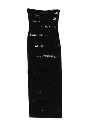 Hervé Léger Chiara Gown sequin-embellished midi dress - Black