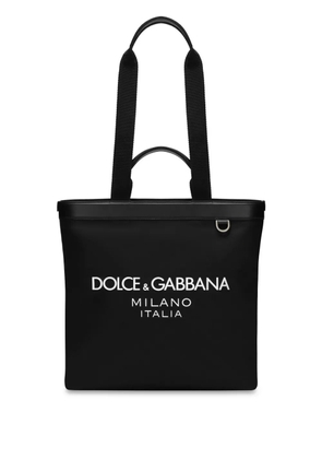 Dolce & Gabbana Shopping logo-print tote bag - Black