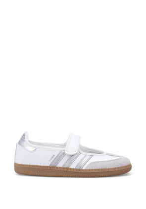 adidas Samba Jane three-stripes ballerina shoes - White
