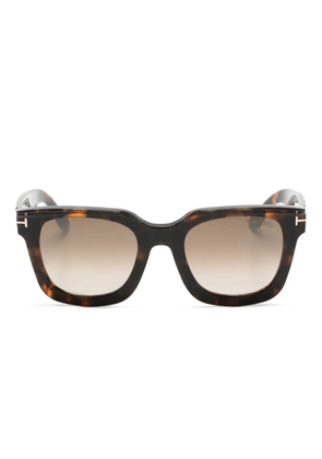 TOM FORD Eyewear Leigh-02 square-frame sunglasses - Brown