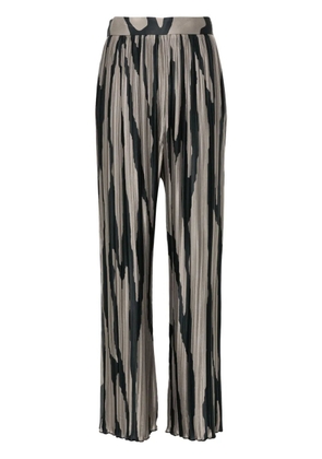 Lanvin abstract-print trousers - Grey