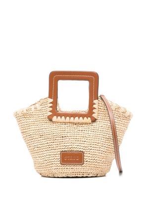 STAUD mini Shirley tote bag - Neutrals