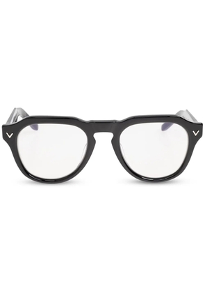VALENTINO GARAVANI EYEWEAR round-frame glasses - Black