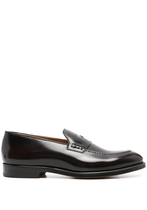 Doucal's leather loafers - Brown