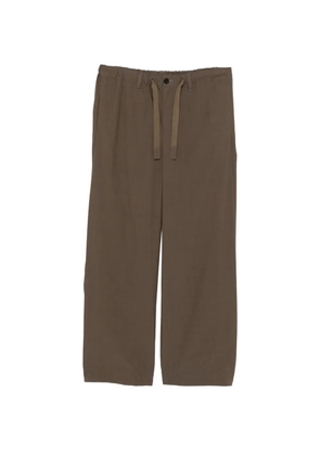 sacai Typewriter trousers - Brown