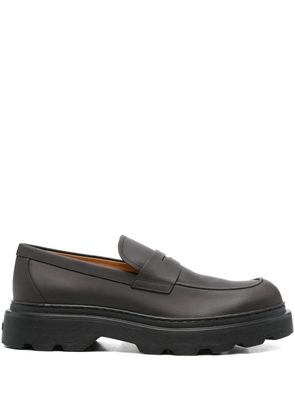 Tod's penny-slot chunky loafers - Black