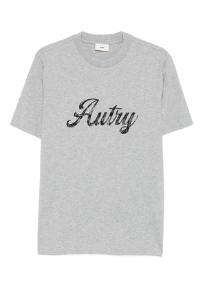 Autry script-logo cotton t-shirt - Grey