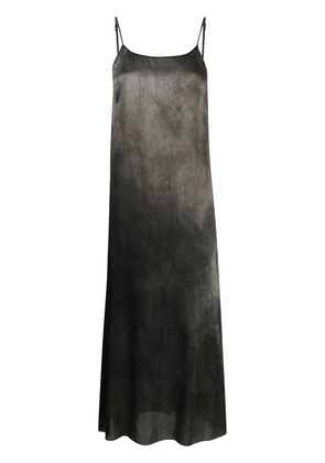 Uma Wang sleeveless silk-blend midi dress - Black