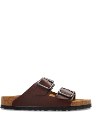 Birkenstock Arizona double-buckle leather sandals - Brown