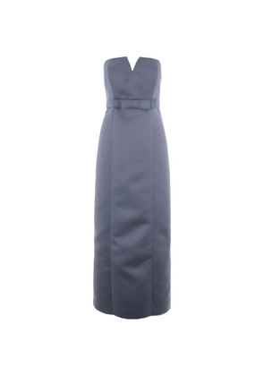 P.A.R.O.S.H. belted strapless maxi dress - Blue