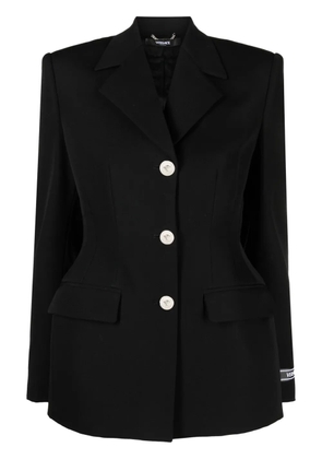 Versace Hourglass single-breasted blazer - Black