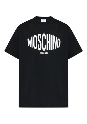 Moschino logo T-shirt - Black