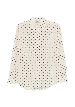 P.A.R.O.S.H. polka dot long-sleeve shirt - Neutrals