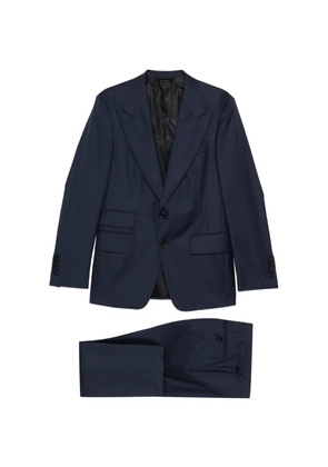 TOM FORD flap-pocket single-breasted suit - Blue