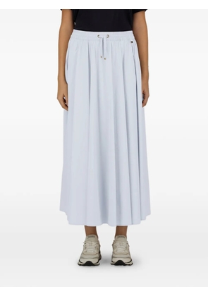Herno drawstring midi skirt - Blue