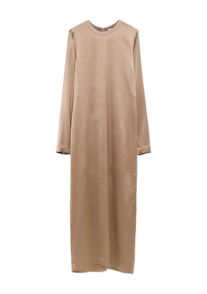 TOTEME long-sleeved maxi dress - Neutrals