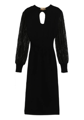 TWINSET knitted midi dress - Black