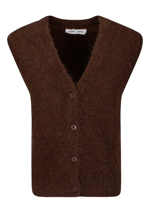 SAMSOE SAMSOE Sajeanne buttoned V-neck vest - Brown