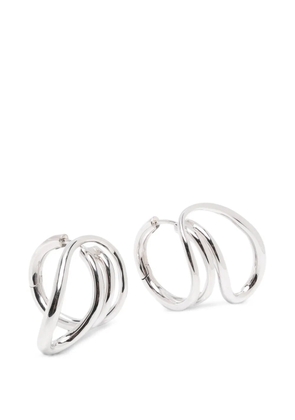 Charlotte Chesnais Creoles round trip hoops earings - Silver