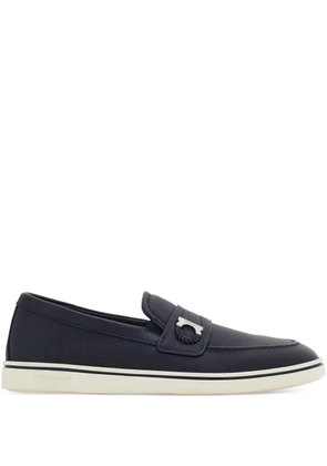 Ferragamo Gancini-buckle loafers - Blue