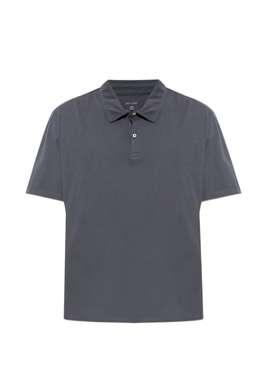 Officine Generale Bruno button polo shirt - Black