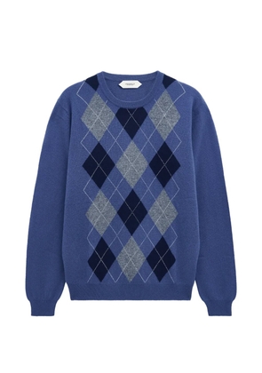 Pringle of Scotland argyle crew-neck sweater - Blue