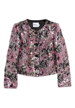Self-Portrait sequined jacket - Pink