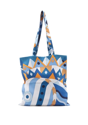 Hermès Pre-Owned 2015-2025 Petit H Silk So tote bag - Blue
