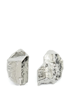 MM6 Maison Margiela rock-shaped earrings - Silver