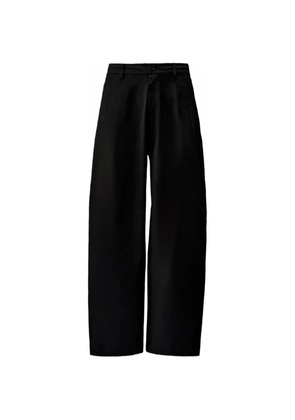 C.P. Company logo-patch trousers - Black