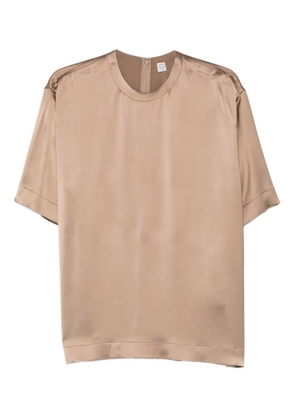 TOTEME round-neck T-shirt - Brown